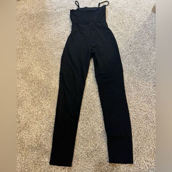 NWOT Free People Movement Lace Me Up Jumpsuit | Small | Black - Picture 5 of 10